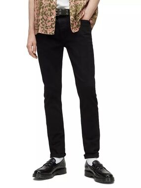 AllSaints Cigarette Jet Black Jeans